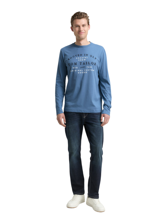 Tom Tailor Casual Langarmshirt mit Logo-Print bei Robert Ley