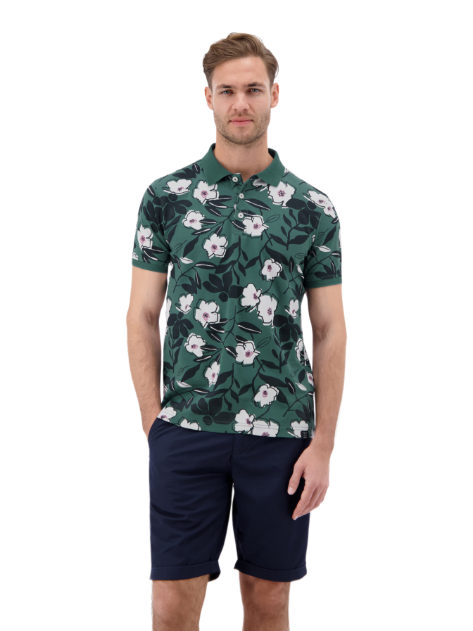 Lerros Poloshirt mit floralem Print bei Robert Ley