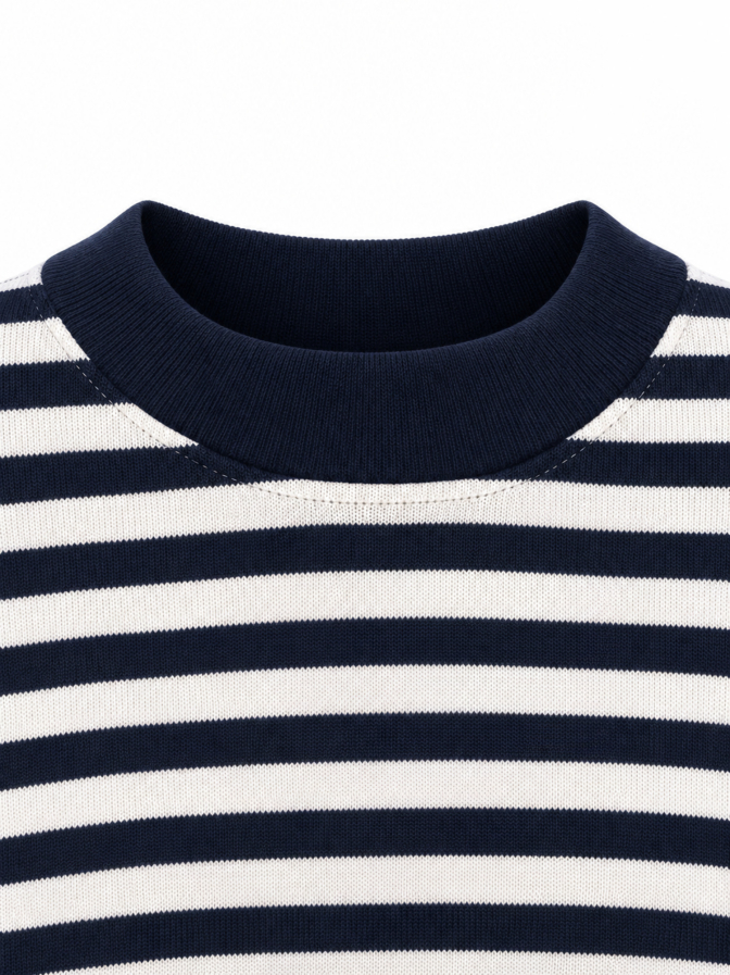 04651/ A trip in a bag Feinstrick-Langarmshirt Gestreift bei Robert Ley