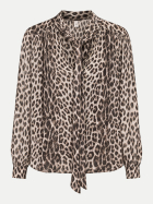 Rixo Bluse Rya mit Top nina leopard mocha bei Robert Ley