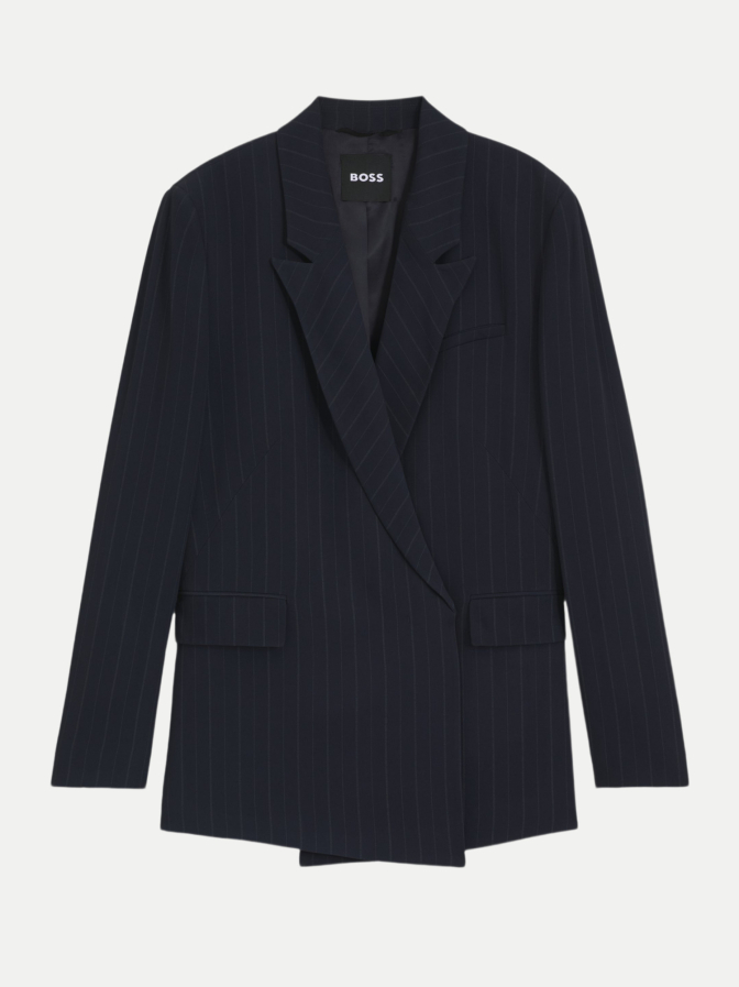 BOSS Black Relaxed-Fit Blazer mit Nadelstreifen Janka bei Robert Ley