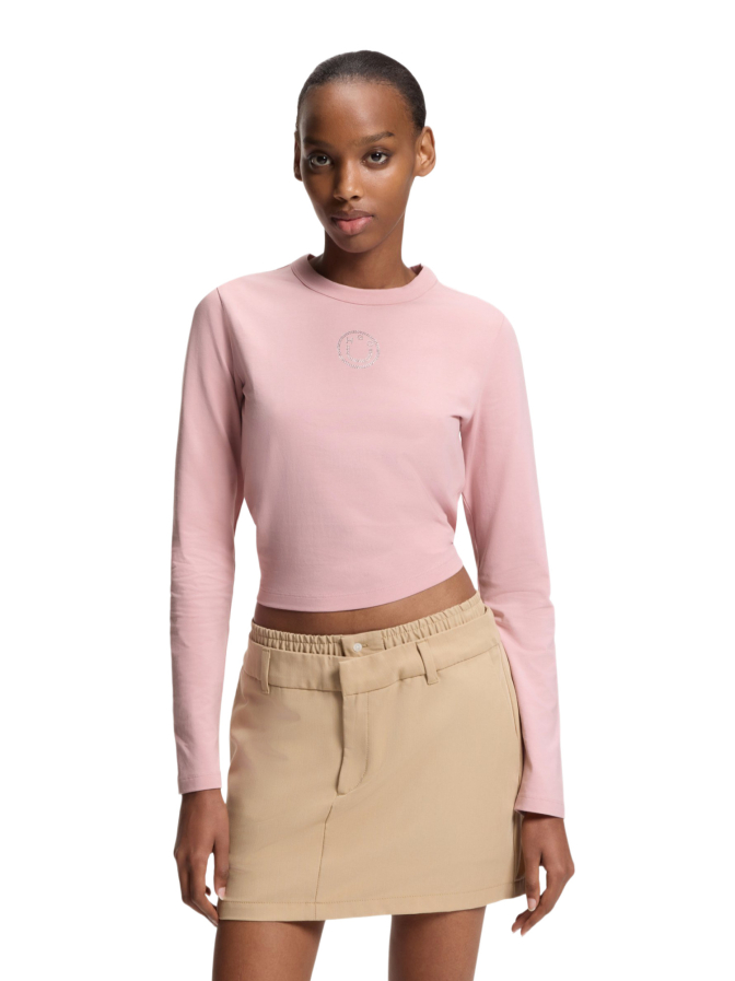 HUGO BLUE Top aus Stretch-Baumwolle bei Robert Ley