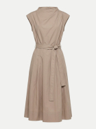 Peserico Midikleid mit Kimonoärmeln 147 sand beige bei Robert Ley