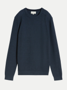 Tom Tailor Casual Basic Strickpullover 41025-mouline blue navy bei Robert Ley