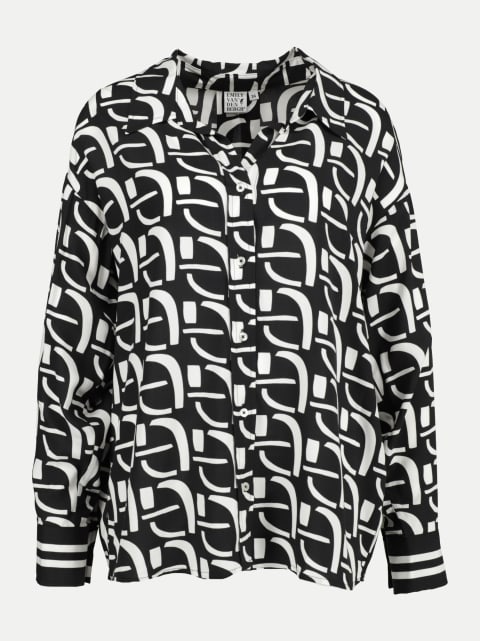 Emily Van Den Bergh Bluse mit geometrischen Print bei Robert Ley