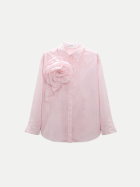 Dorothee Schumacher Bluse STRIPED POWER 041-rose white bei Robert Ley