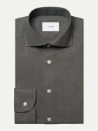 Eton Slim-Fit Flanellhemd 17-graphit bei Robert Ley