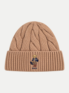 Polo Ralph Lauren Wollmütze mit Polobär classic camel bei Robert Ley