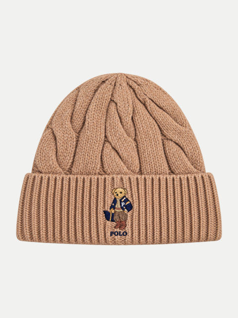 Polo Ralph Lauren Wollmütze mit Polobär bei Robert Ley