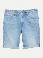 Tom Tailor Denim Straight-Fit Jeansshorts 10118-Used Light Stone Blue Denim bei Robert Ley