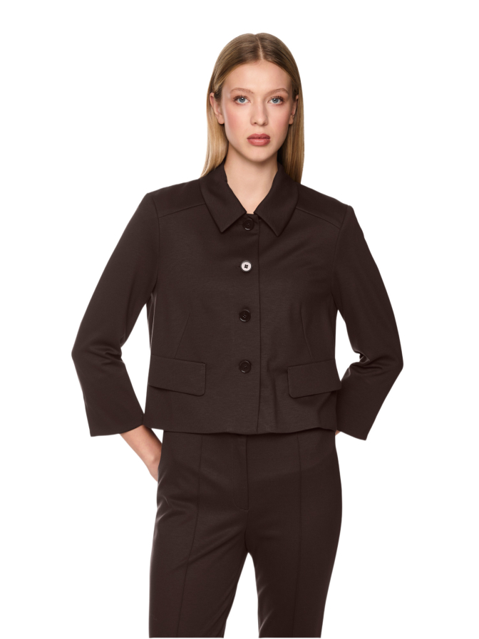 Marc Cain Boxy-Fit Kurzjacke mit Klappentaschen bei Robert Ley