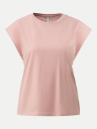Q/S designed by T-Shirt mit überschnittener Schulter 4513-LILAC/PINK bei Robert Ley