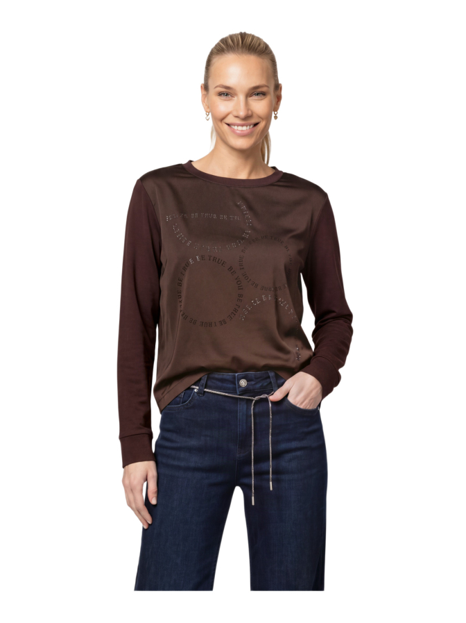 Monari Blusenshirt mit Schmuckdetails bei Robert Ley