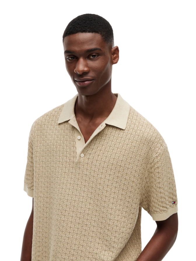 Tommy Hilfiger Poloshirt mit Struktur bei Robert Ley