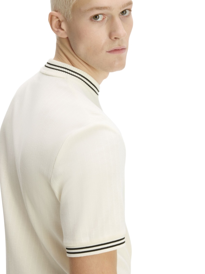 Fred Perry Ripp-Strick T-Shirt bei Robert Ley