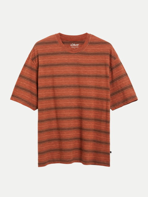 s.Oliver RED LABEL T-Shirt mit Streifenmuster bei Robert Ley