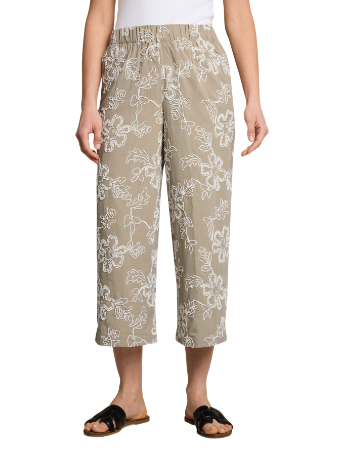 Tom Tailor Casual Culotte Hose mit Blumen-Stickerei bei Robert Ley