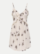Only Kleid ONLGRETCHEN 180083003-Birch/BROWN + PURPLE FLOWERS bei Robert Ley