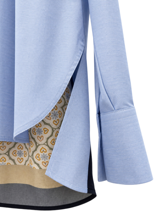 Robert Ley Bluse mit Rückenprint bei Robert Ley