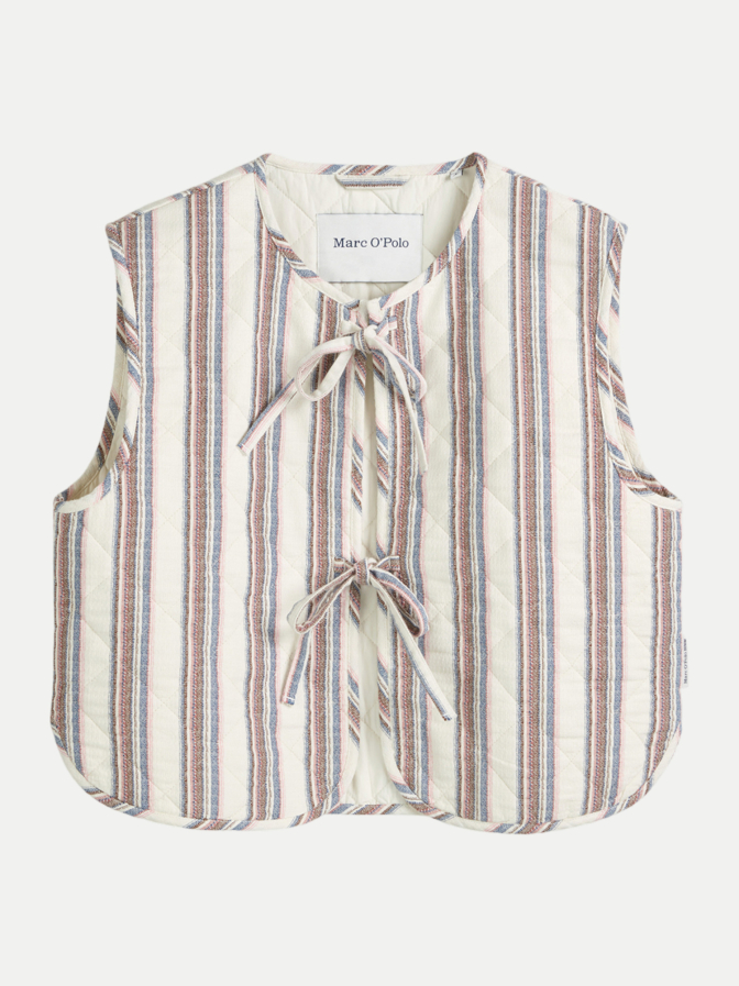 Marc O'Polo DENIM Gestreifte Weste bei Robert Ley