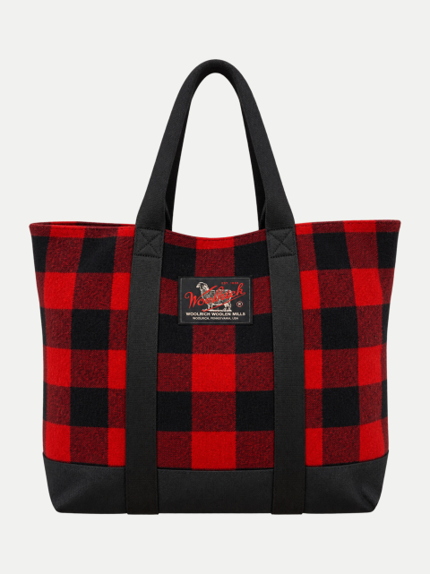 WOOLRICH Tote Bag mit Karomuster bei Robert Ley
