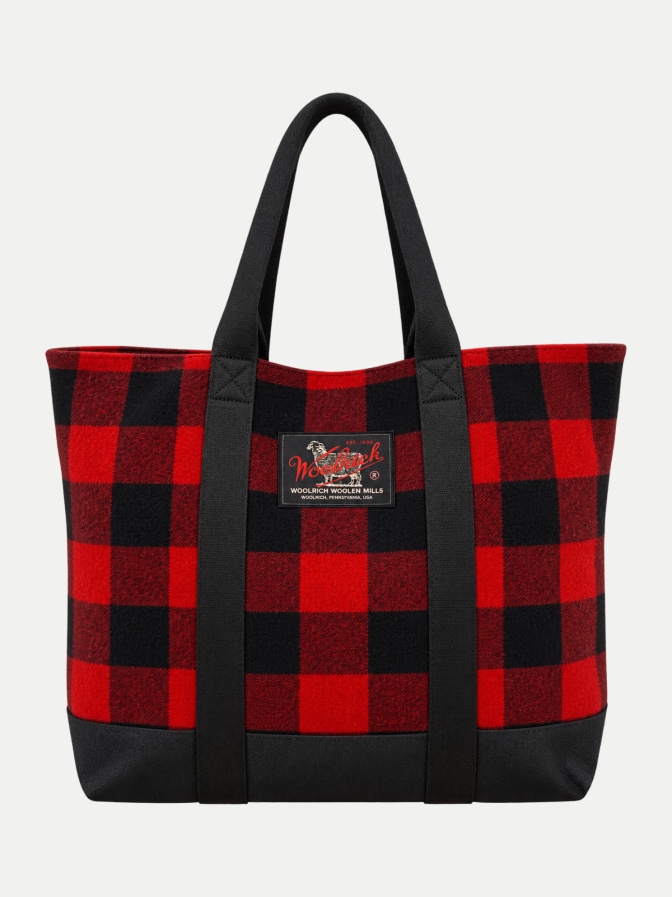 WOOLRICH Tote Bag mit Karomuster bei Robert Ley