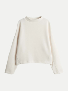 Opus Sweatshirt Gemse in samtiger Cord Optik 1006-soft cream bei Robert Ley