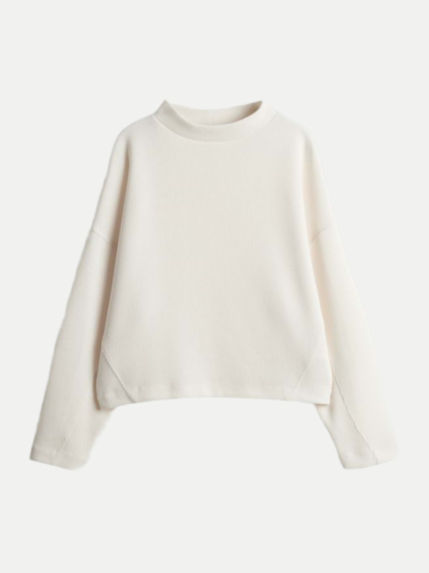 Opus Sweatshirt Gemse in samtiger Cord Optik bei Robert Ley