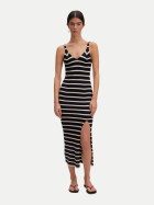 EDITED Gestreiftes Strickkleid Egret+black str-Egret+black stripes bei Robert Ley