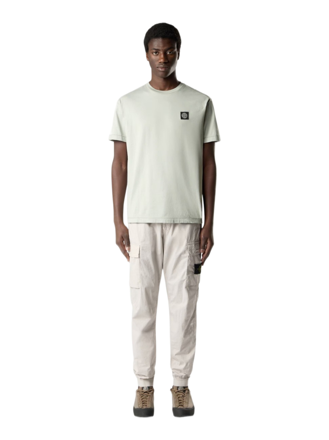 Stone Island T-Shirt mit Logo-Patch bei Robert Ley