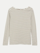 s.Oliver RED LABEL Langarmshirt mit Ringel-Muster 96G4-GREY/BLACK bei Robert Ley