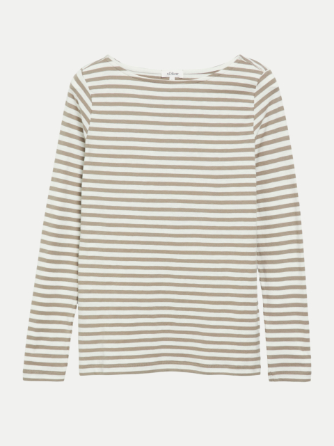 s.Oliver RED LABEL Langarmshirt mit Ringel-Muster bei Robert Ley