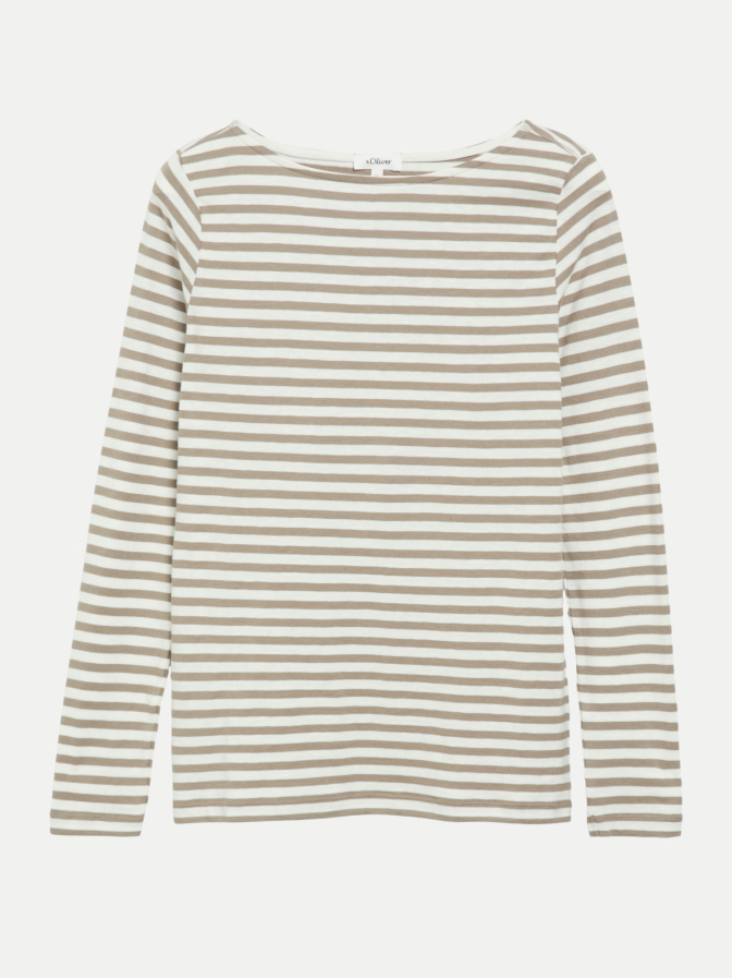 s.Oliver RED LABEL Langarmshirt mit Ringel-Muster bei Robert Ley
