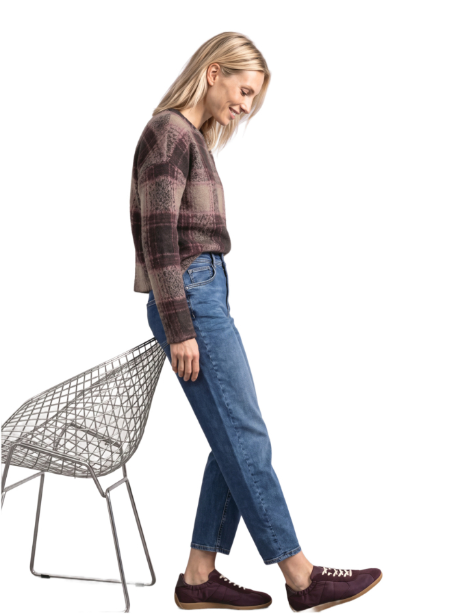 Street One Regular-Fit Pullover check style bei Robert Ley