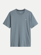 Marc O'Polo T-Shirt mit Logo Print 0619-Black Pepper bei Robert Ley