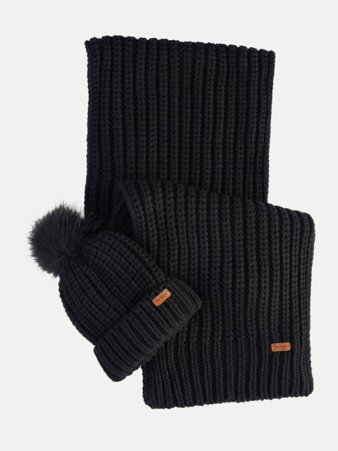 Barbour Geschenkset Beanie und Schal Saltburn bei Robert Ley