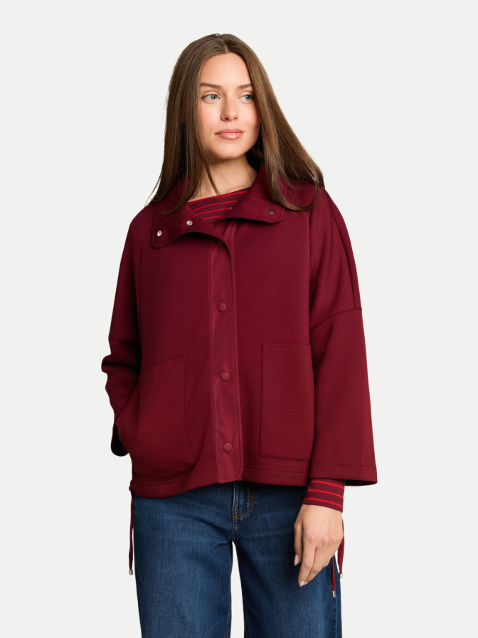 Tom Tailor Casual Sweatshirtjacke mit Stehkragen bei Robert Ley