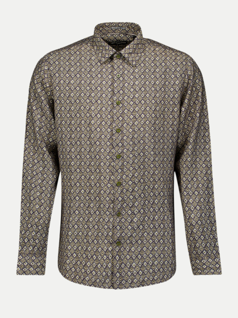 No Excess Hemd mit Allover-Print bei Robert Ley
