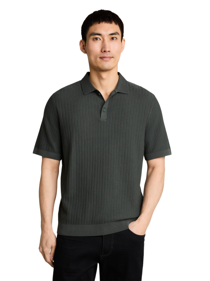Tom Tailor Casual Kurzärmliger Pullover mit Polokragen bei Robert Ley