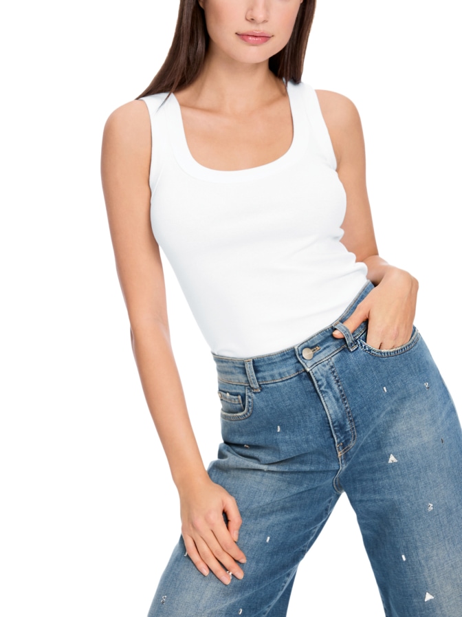 Marc Cain Tanktop aus Feinripp bei Robert Ley