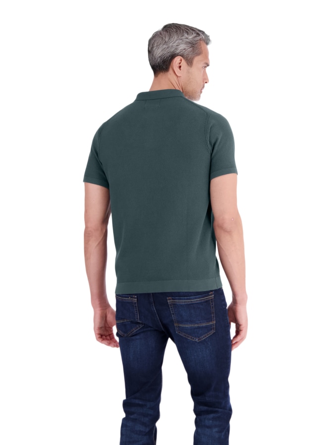 Lerros Polohemd in legerer Strickoptik bei Robert Ley