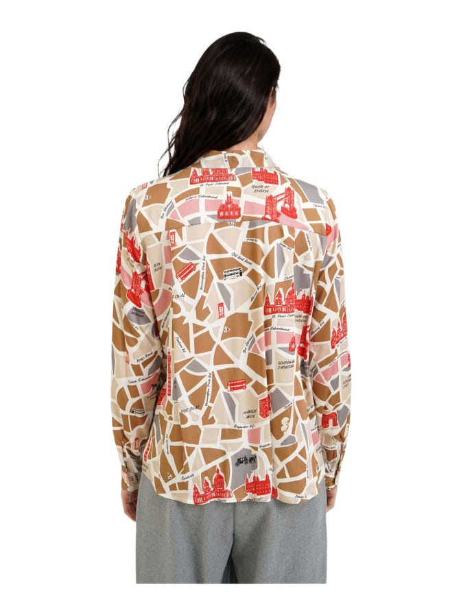 Milano Italy Hemdbluse mit Allover-Print bei Robert Ley