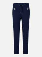 Rabe Moden Slim-Fit Jogginghose mit Reißverschlusstaschen 7390-MARINE bei Robert Ley