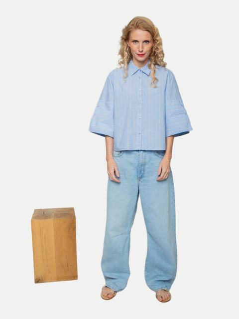 Emily Van Den Bergh Boxy Hemdbluse bei Robert Ley