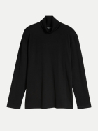 Tom Tailor Casual Langarmshirt mit Rollkragen 29999-Black bei Robert Ley
