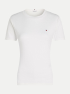 Tommy Hilfiger Basic T-Shirt YBL-WHITE bei Robert Ley