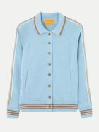 Guest in Residence Collegejacke mit sportlichen Streifen clear sky bei Robert Ley