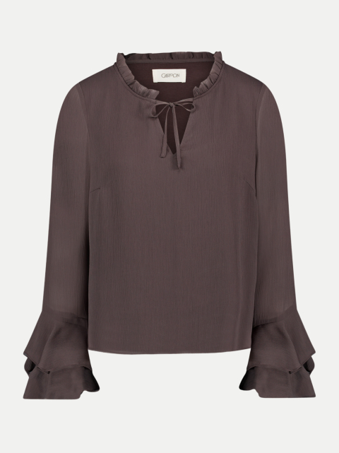 Cartoon Bluse mit Volantärmel bei Robert Ley