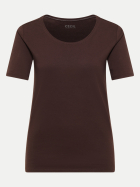 Cecil Basic T-Shirt Style Lena 17673-brown cacao bei Robert Ley
