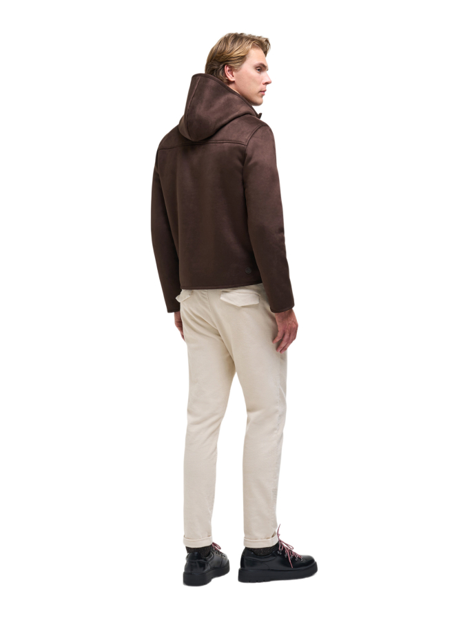 Colmar Jacke aus Schaffellimitat mit Kapuze bei Robert Ley